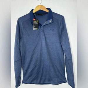 Under Amour Men Sweatshirt Top Long Sleeve Coldgear Size‎ Small